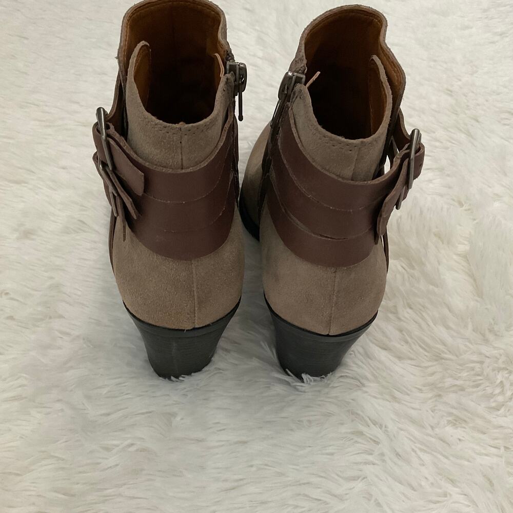 Lucky Brand Elyannah Leather Strappy Ankle Booties - Size 8 - NEW - Picture 4 of 9